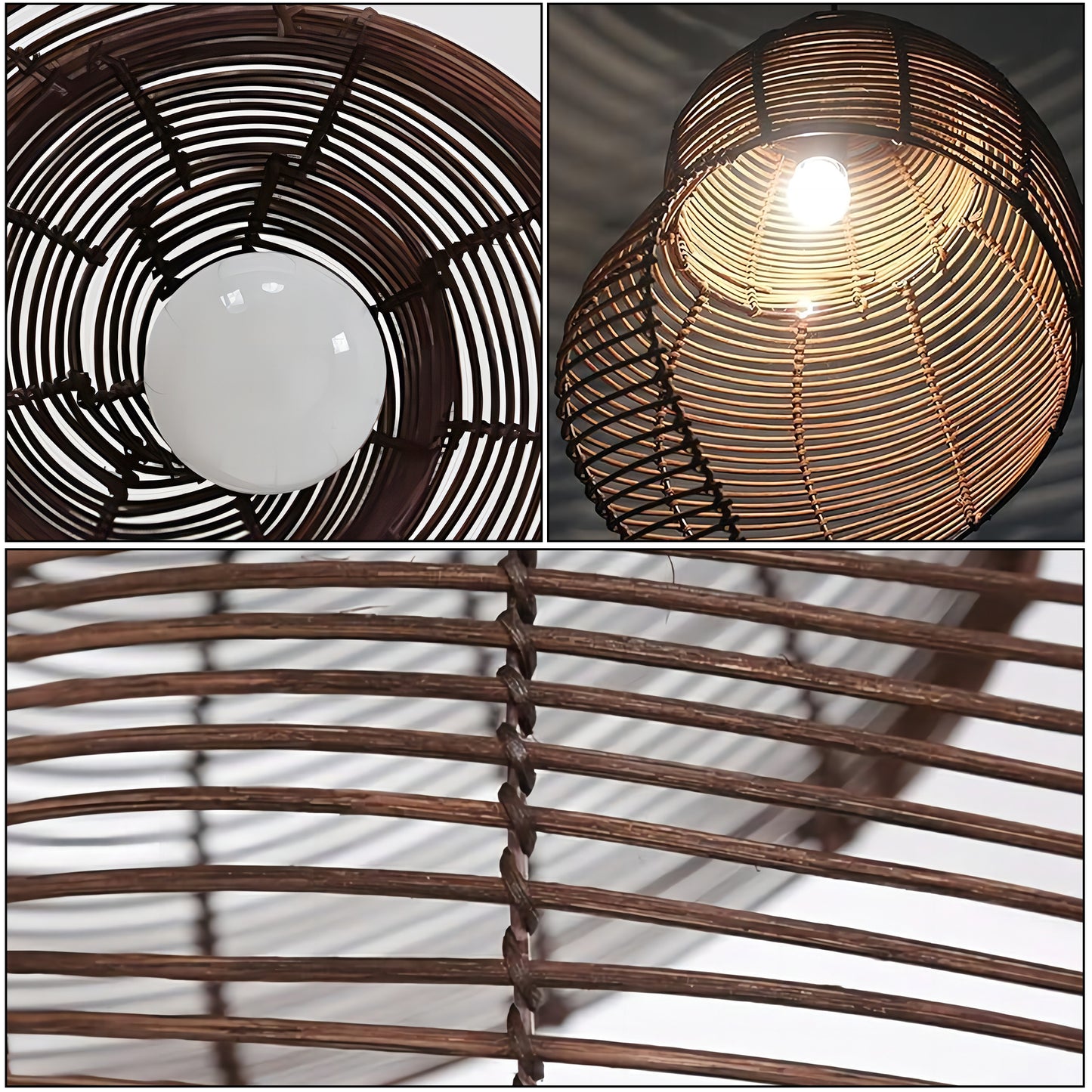 Conch Woven Pendant Lamp