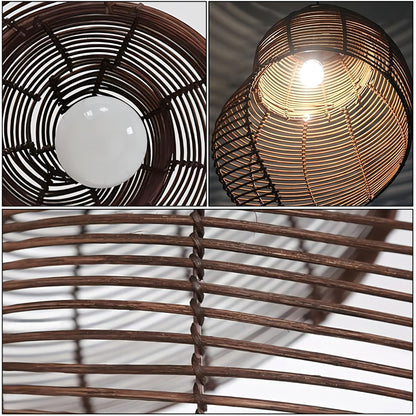 Conch Woven Pendant Lamp