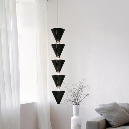 Cone Stack Pendant Light