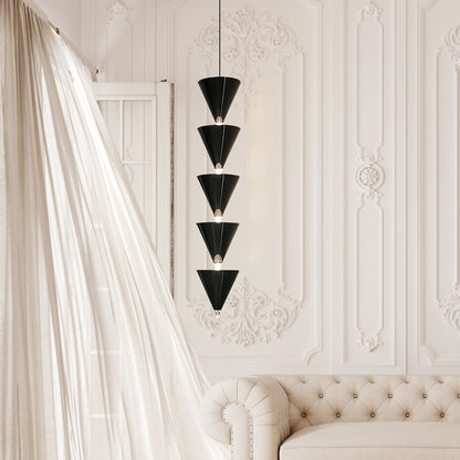 Cone Stack Pendant Light