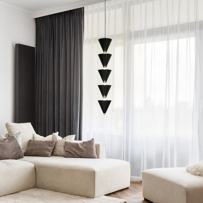 Cone Stack Pendant Light