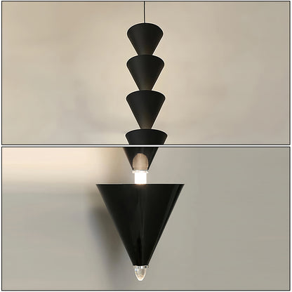 Cone Stack Pendant Light
