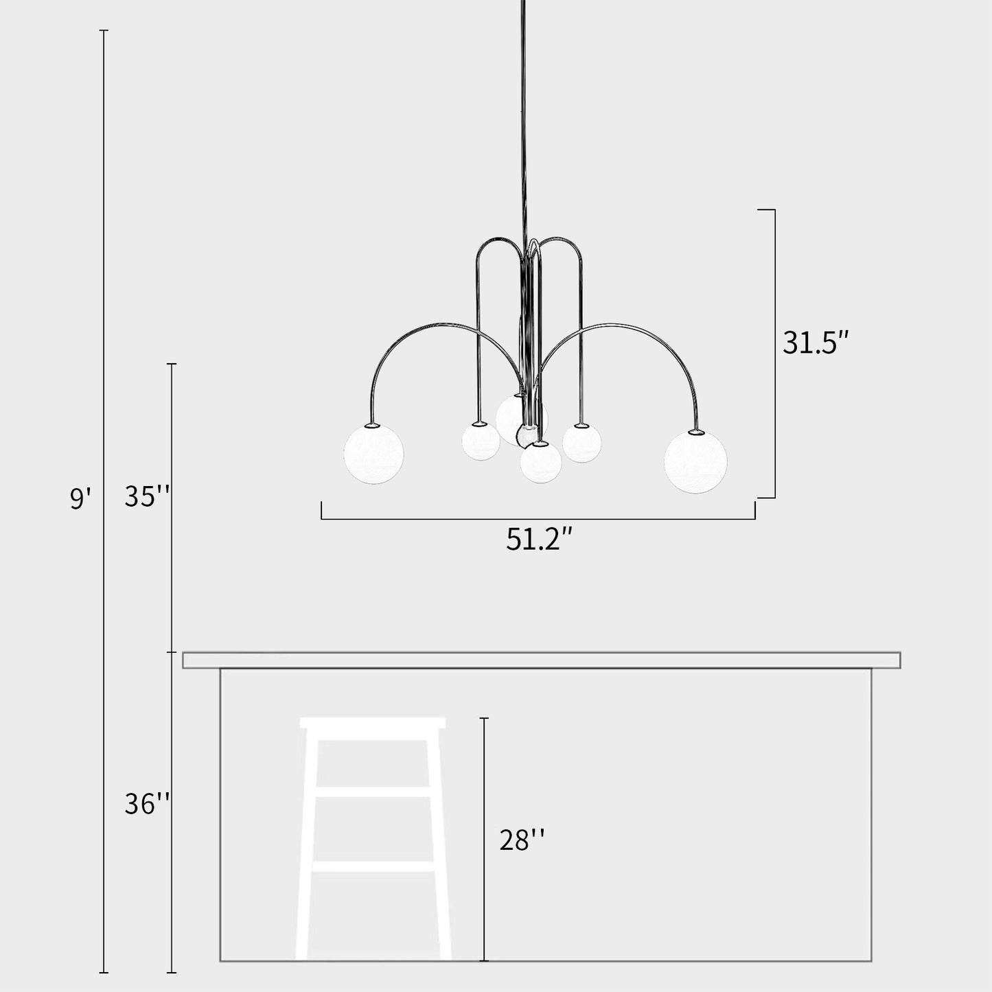 Crescendo Pendant Light