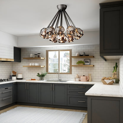 Crystal Ball Ceiling Light