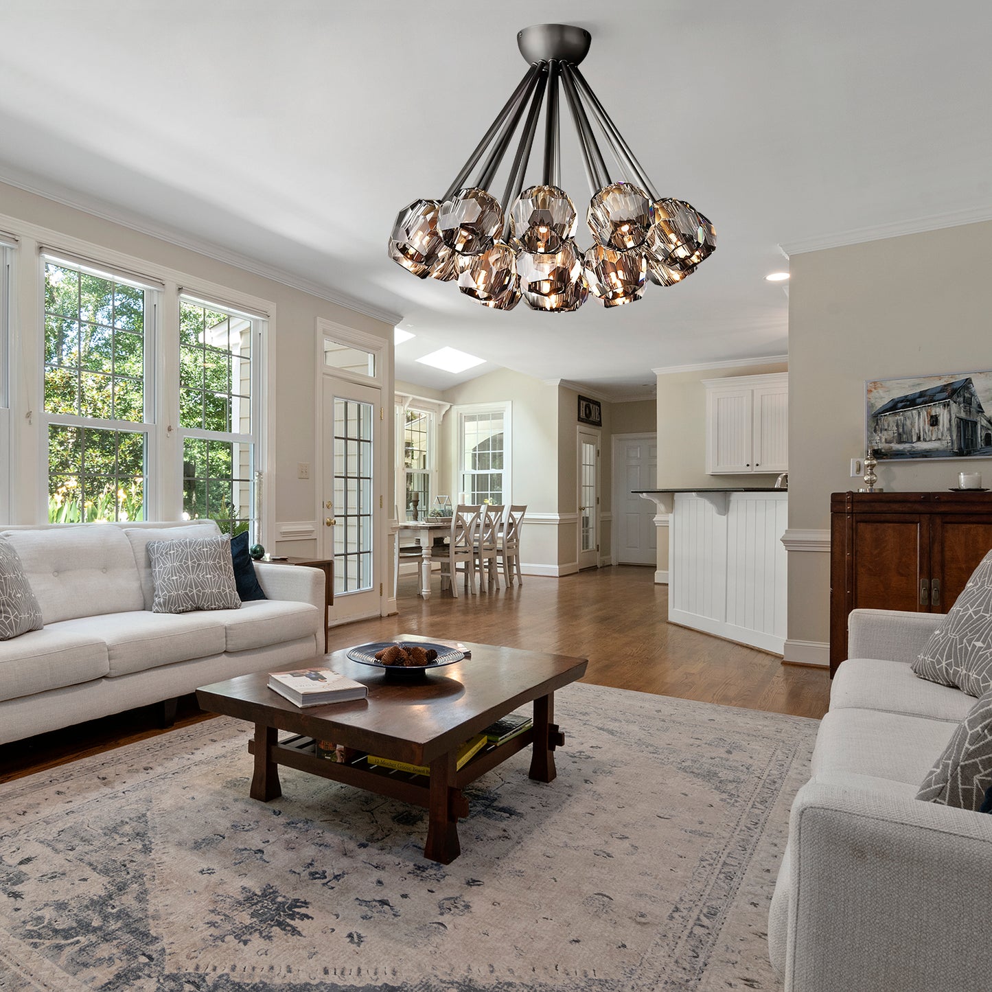 Crystal Ball Ceiling Light