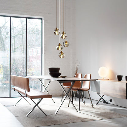 Crystal Ball Round Cluster Chandelier