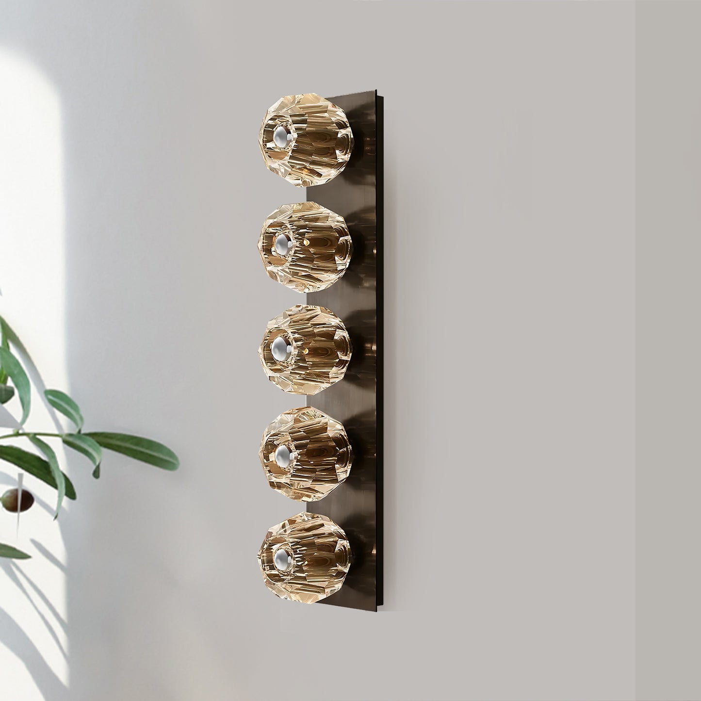 Crystal Ball Wall Sconce