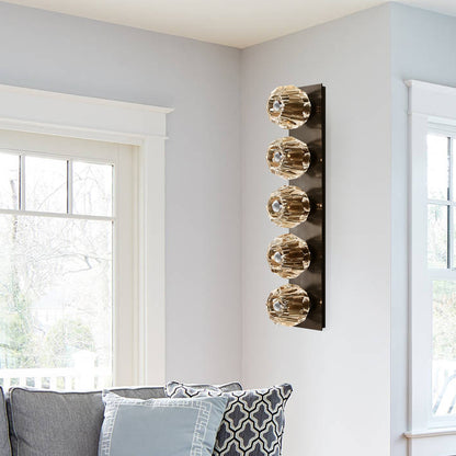 Crystal Ball Wall Sconce