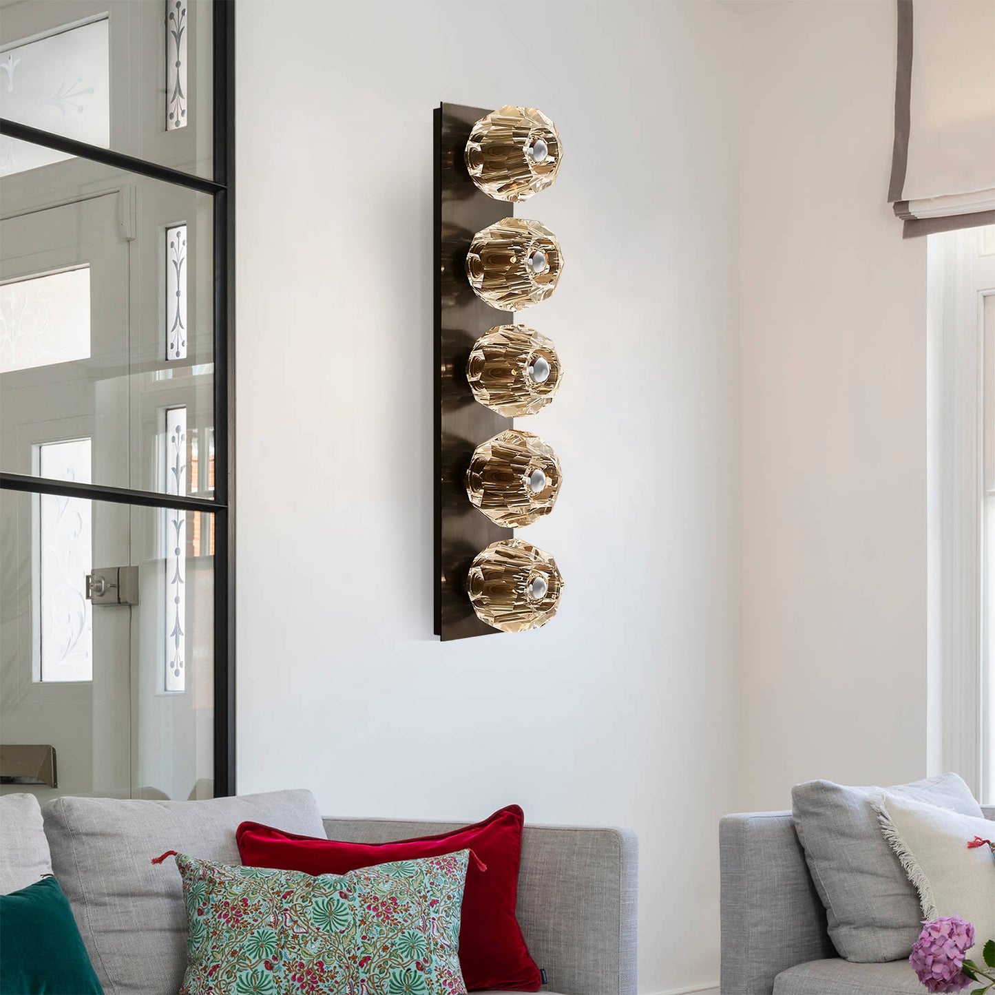 Crystal Ball Wall Sconce