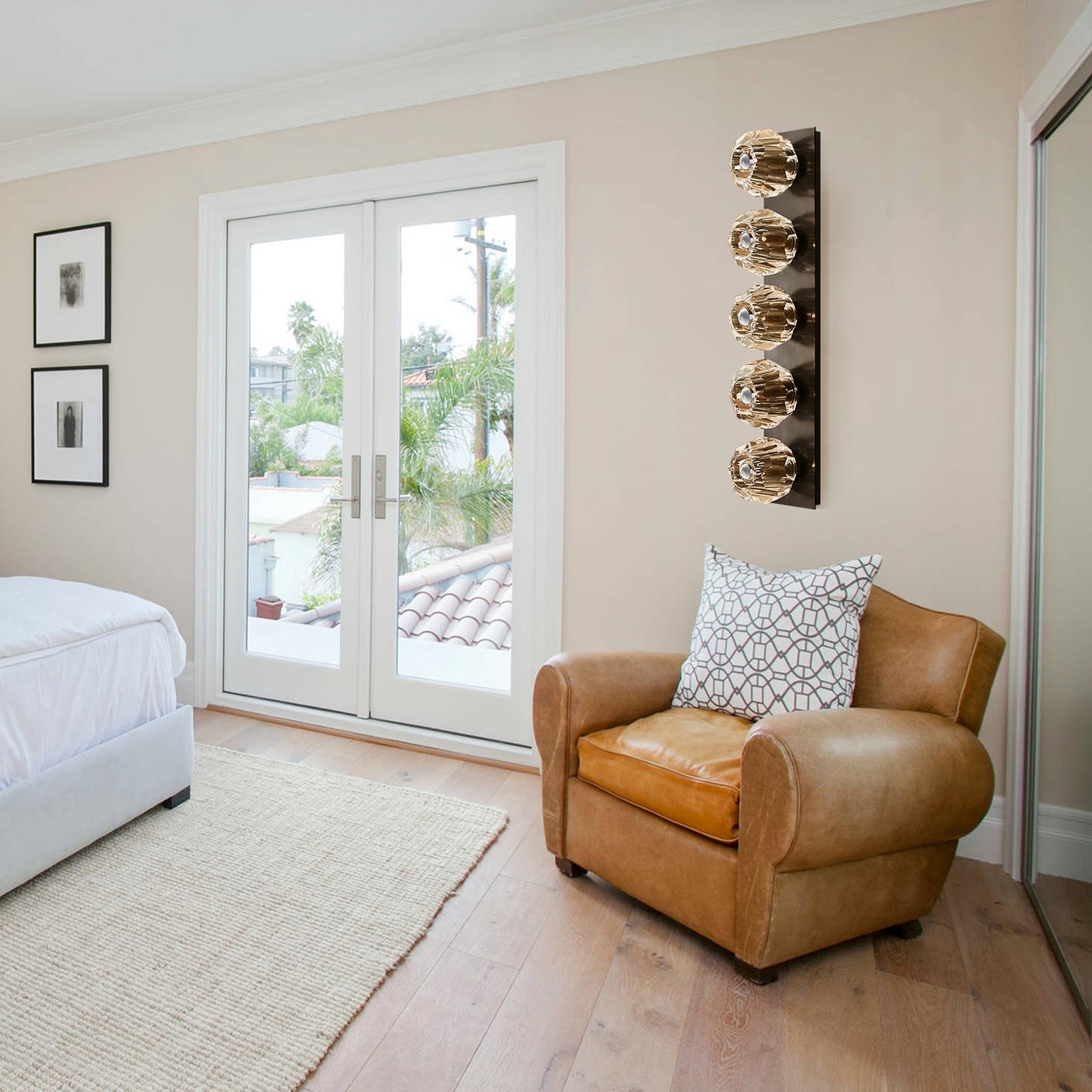 Crystal Ball Wall Sconce