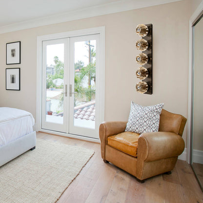 Crystal Ball Wall Sconce