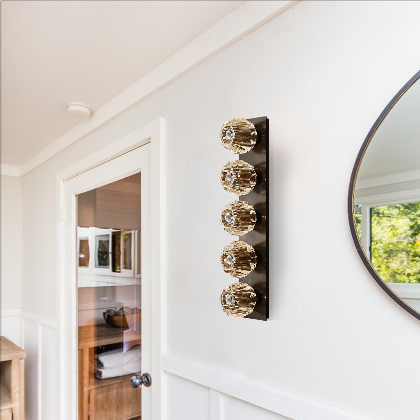 Crystal Ball Wall Sconce