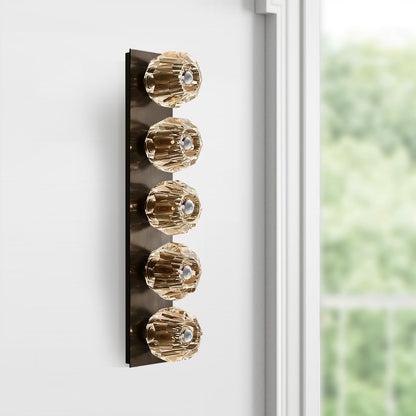 Crystal Ball Wall Sconce