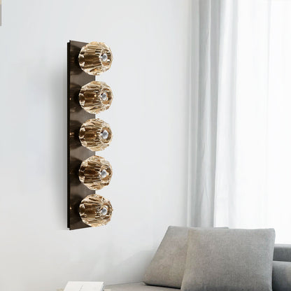 Crystal Ball Wall Sconce