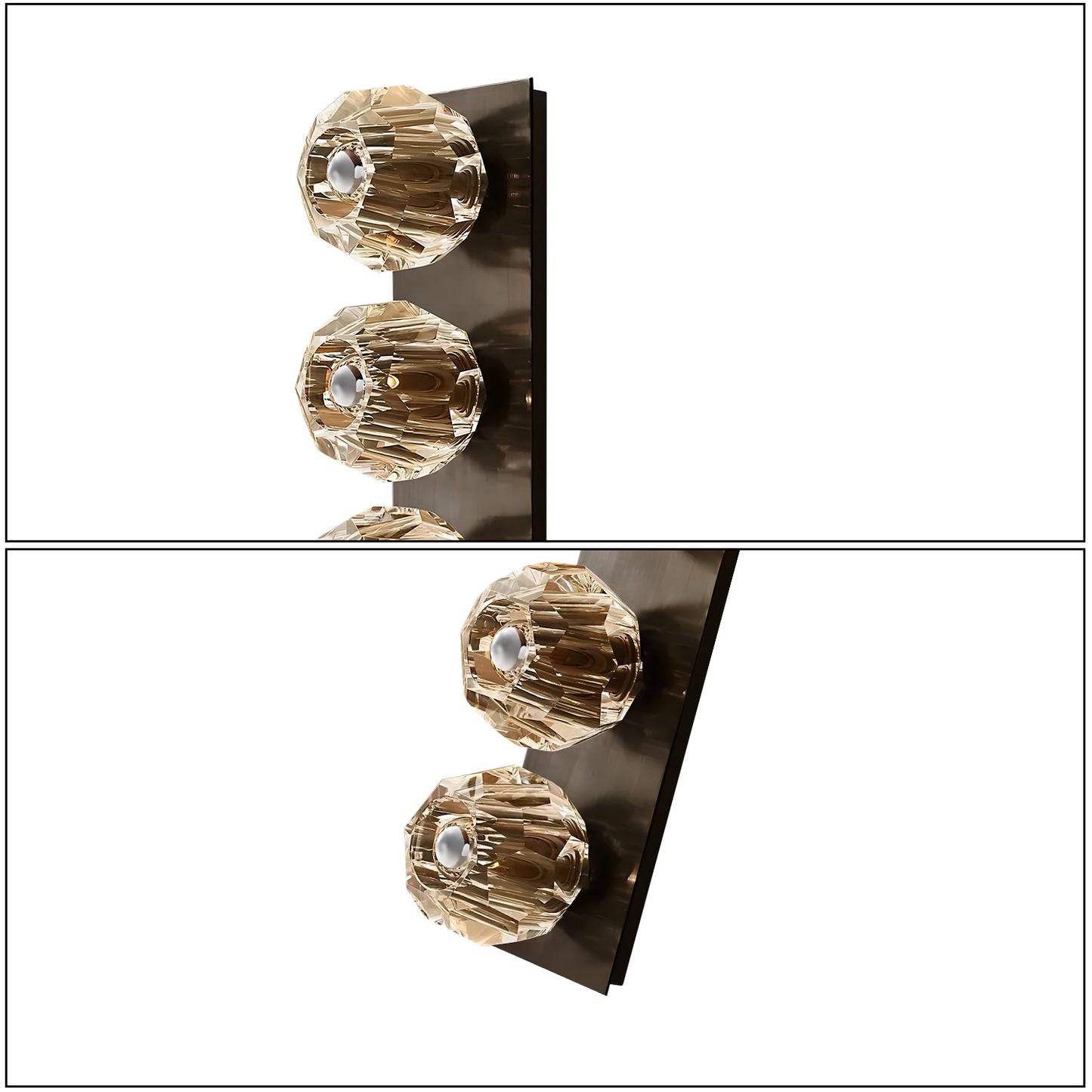 Crystal Ball Wall Sconce