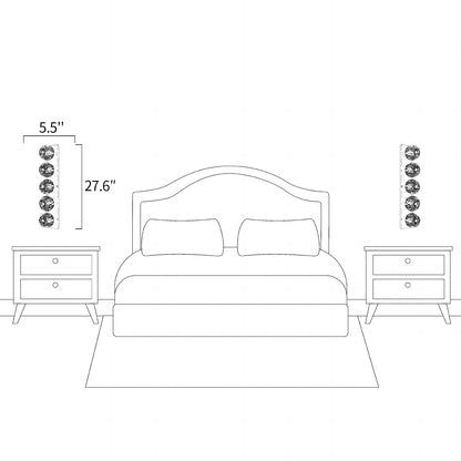 Crystal Ball Wall Sconce