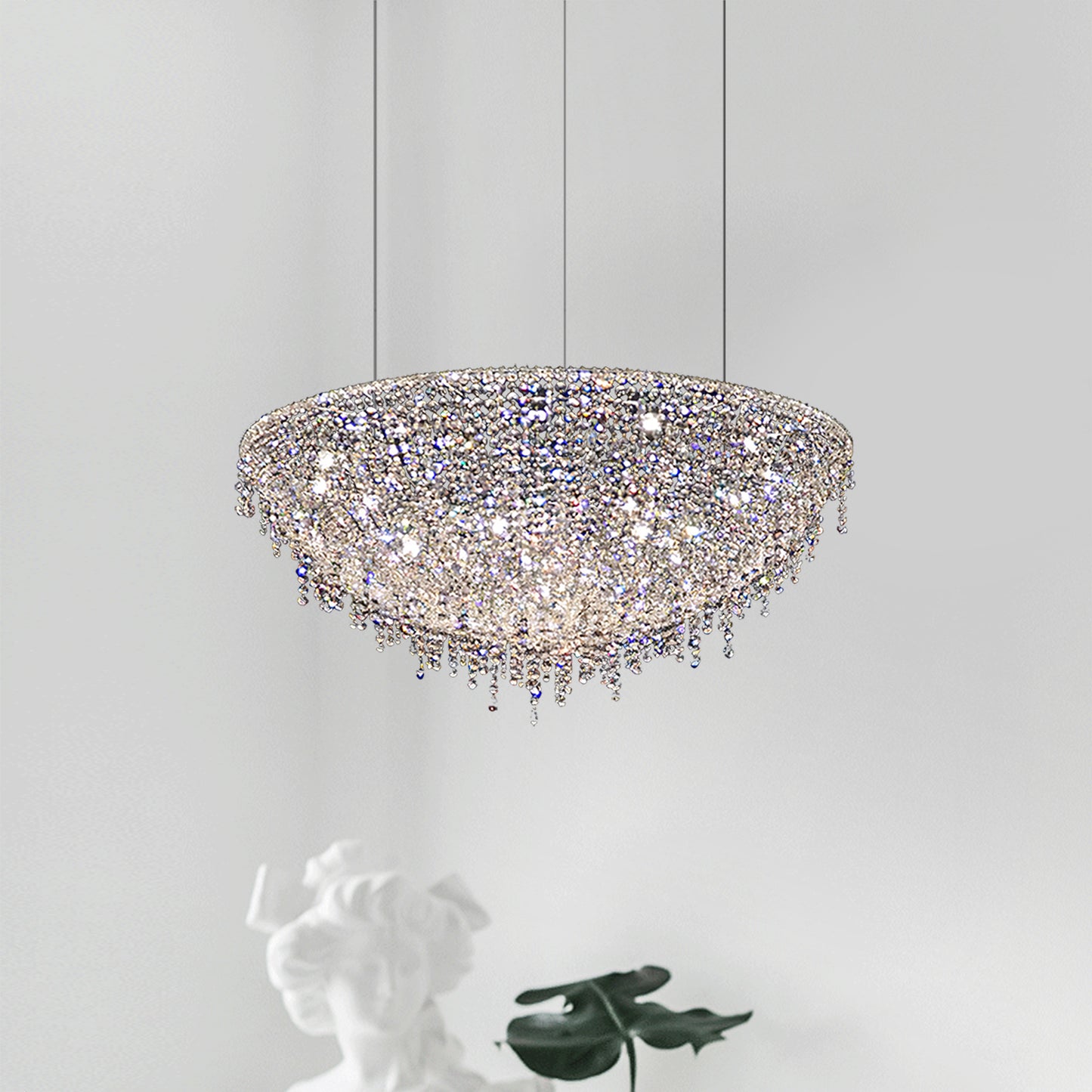 Crystal Dome Ambient Chandelier