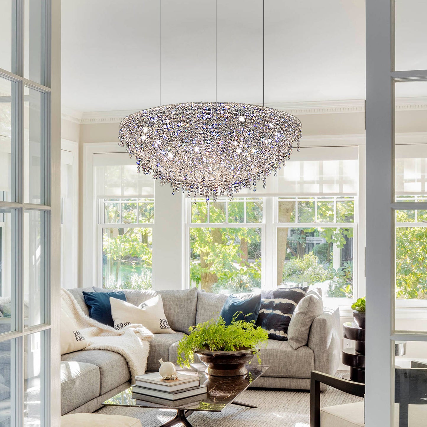 Crystal Dome Ambient Chandelier