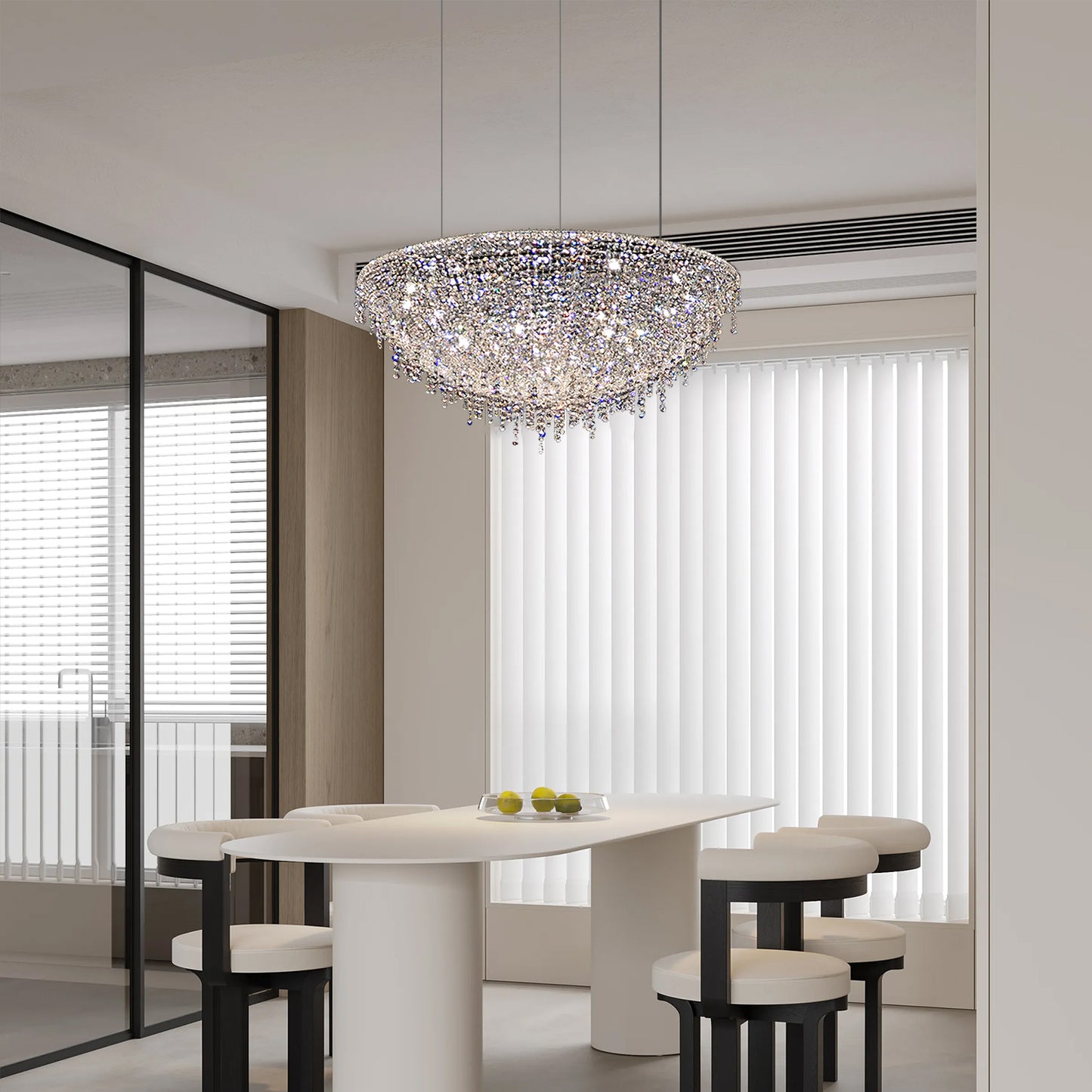 Crystal Dome Ambient Chandelier