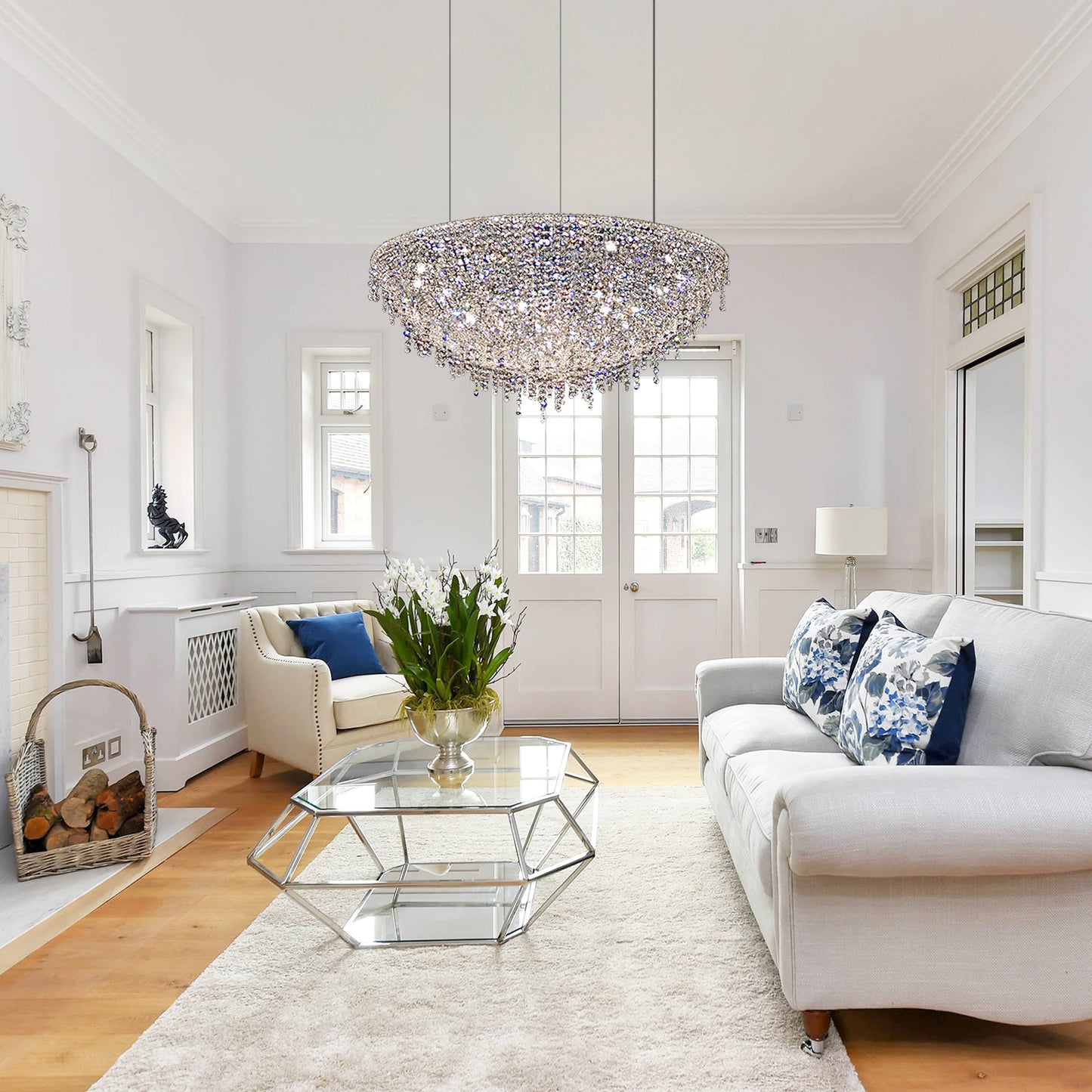 Crystal Dome Ambient Chandelier