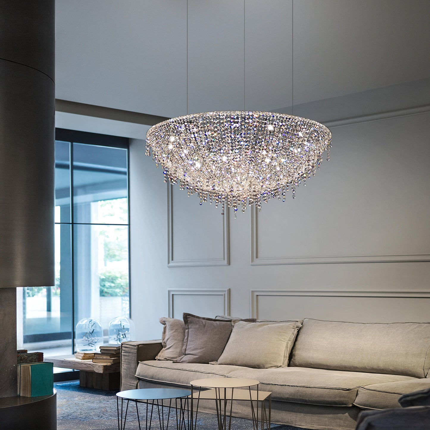 Crystal Dome Ambient Chandelier