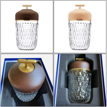 Crystal Pine Cone Table Lamp