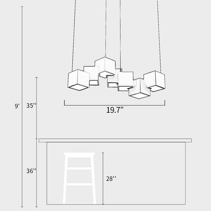 Cube Hanging Pendant