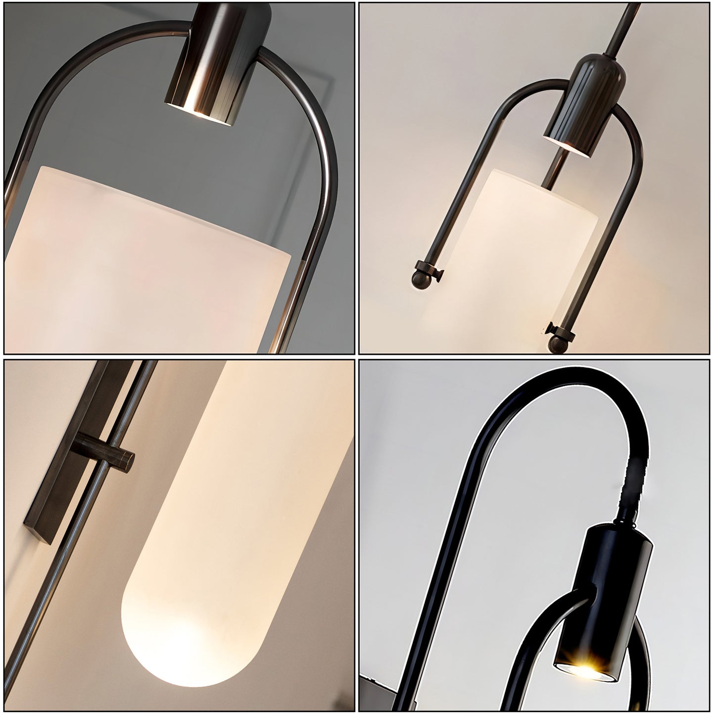 Curved Glass Wall Lamp