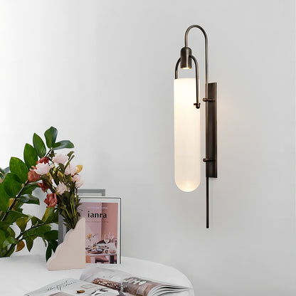 Curved Glass Wall Lamp