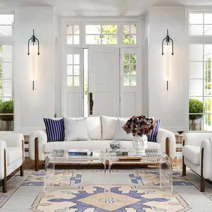 Curved Glass Wall Lamp