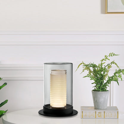 Cylinder Glass Table Lamp
