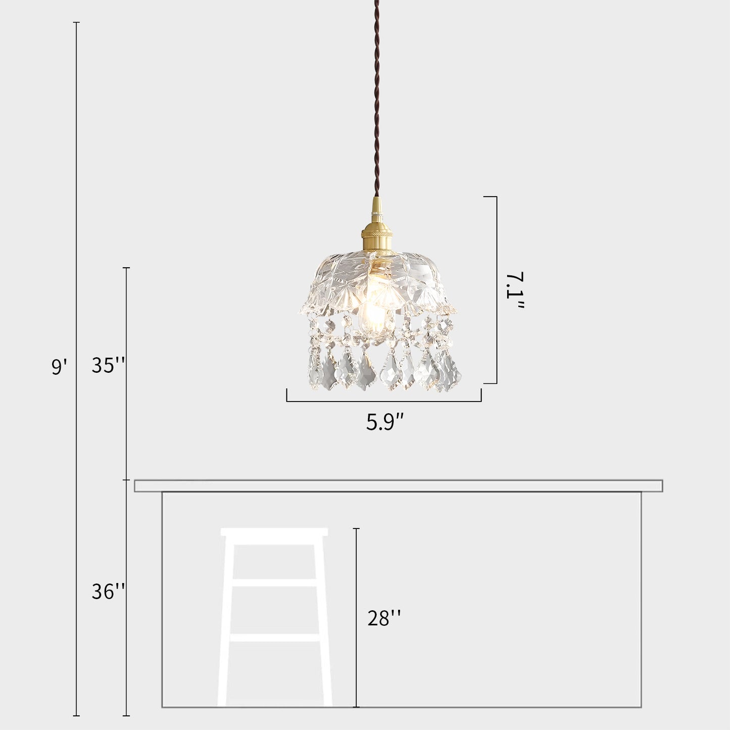Daffodils Pendant Light