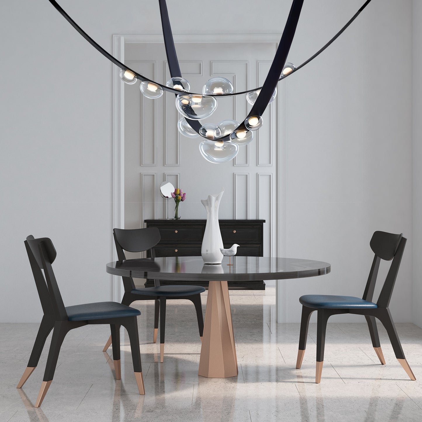 Dewdrop Glass Chandelier