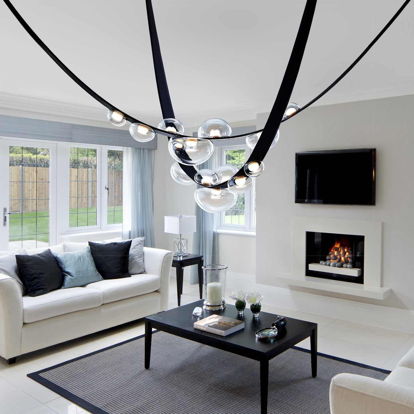 Dewdrop Glass Chandelier