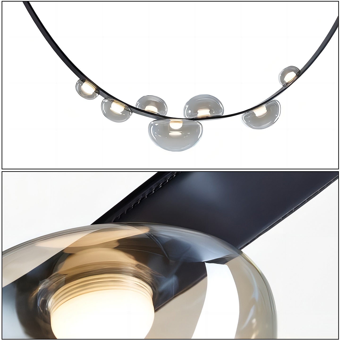 Dewdrop Glass Chandelier