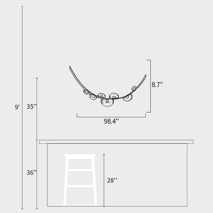Dewdrop Glass Chandelier