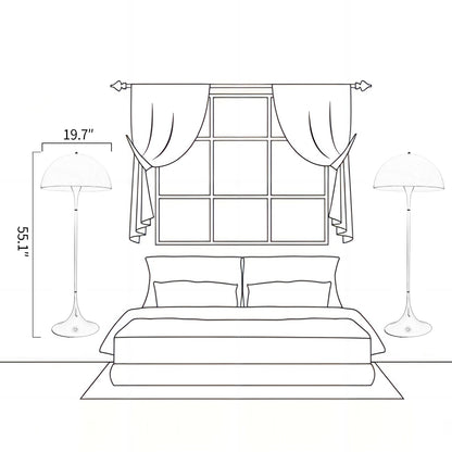 Dome Mushroom Floor Lamp