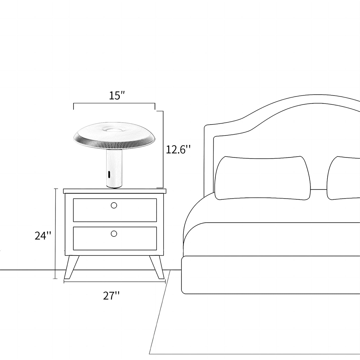 Dome Shade Table Lamp