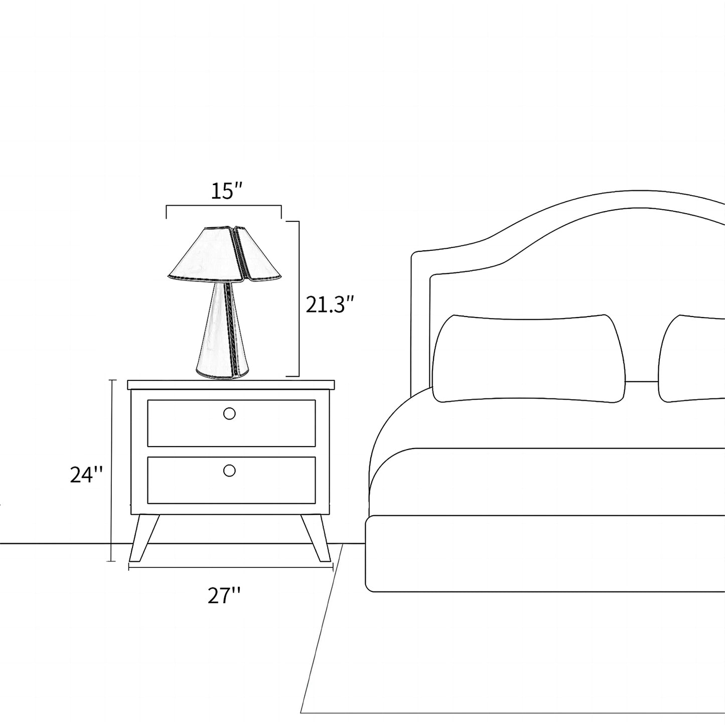 El Senor Cone Table Lamp