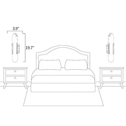 Elongated Alabaster Sconce