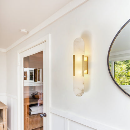 Elongated Alabaster Sconce