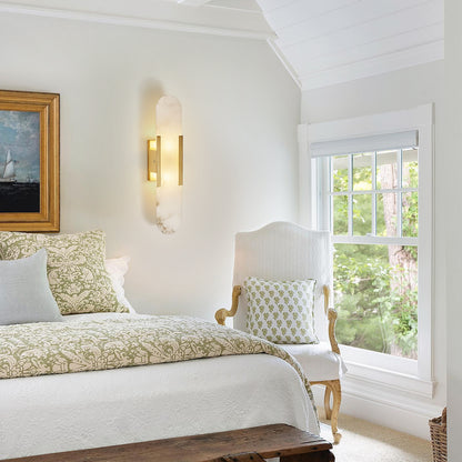 Elongated Alabaster Sconce