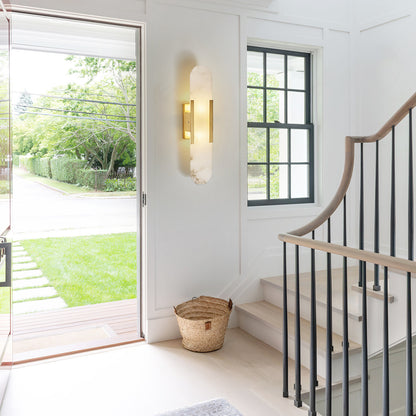 Elongated Alabaster Sconce