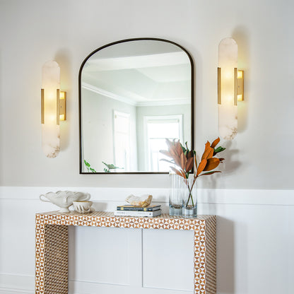 Elongated Alabaster Sconce