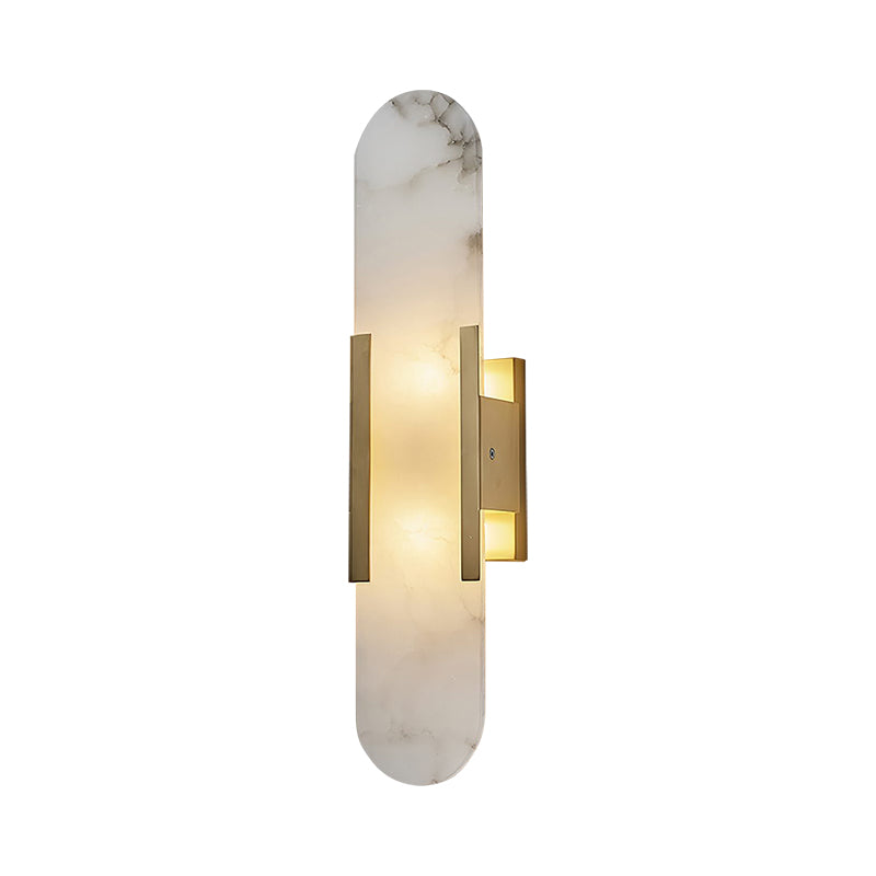 Elongated Alabaster Sconce