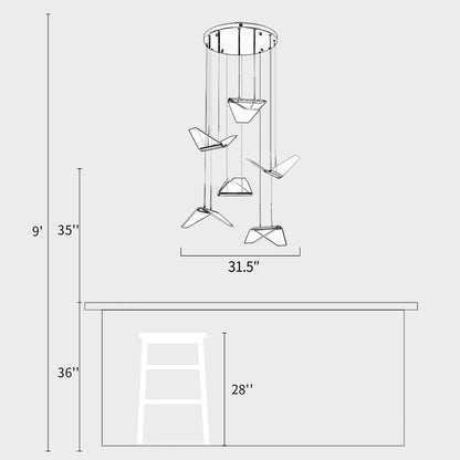 FLY Origami Pendant Lamp