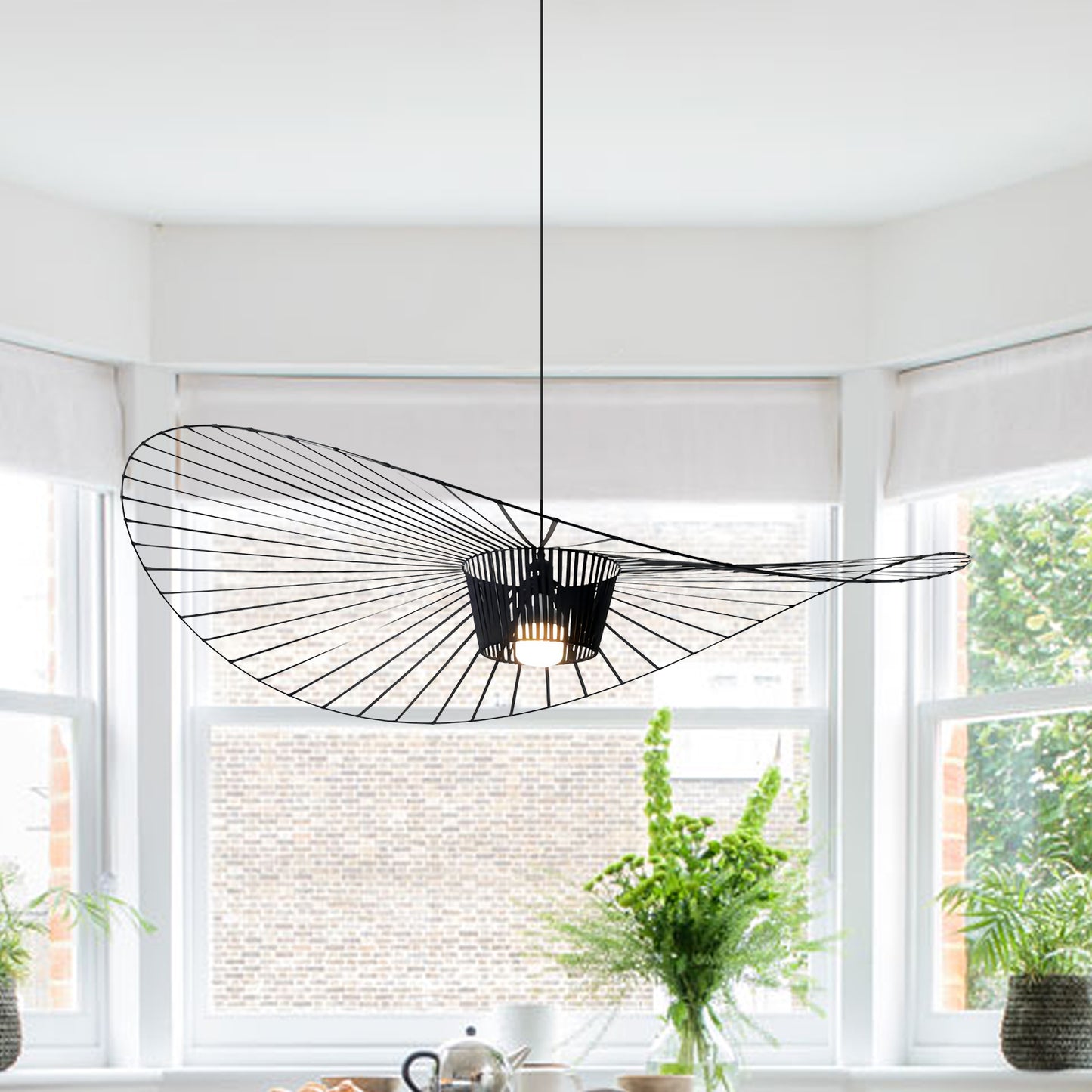 French Straw Hat Pendant