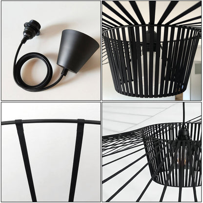 French Straw Hat Pendant