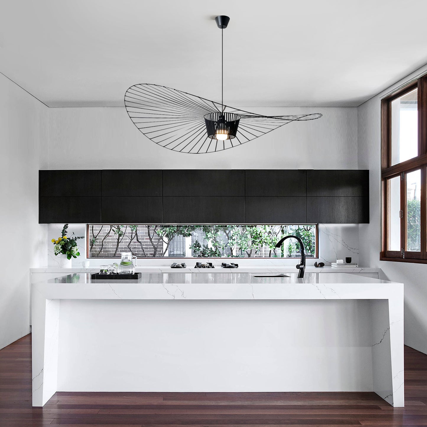 French Straw Hat Pendant