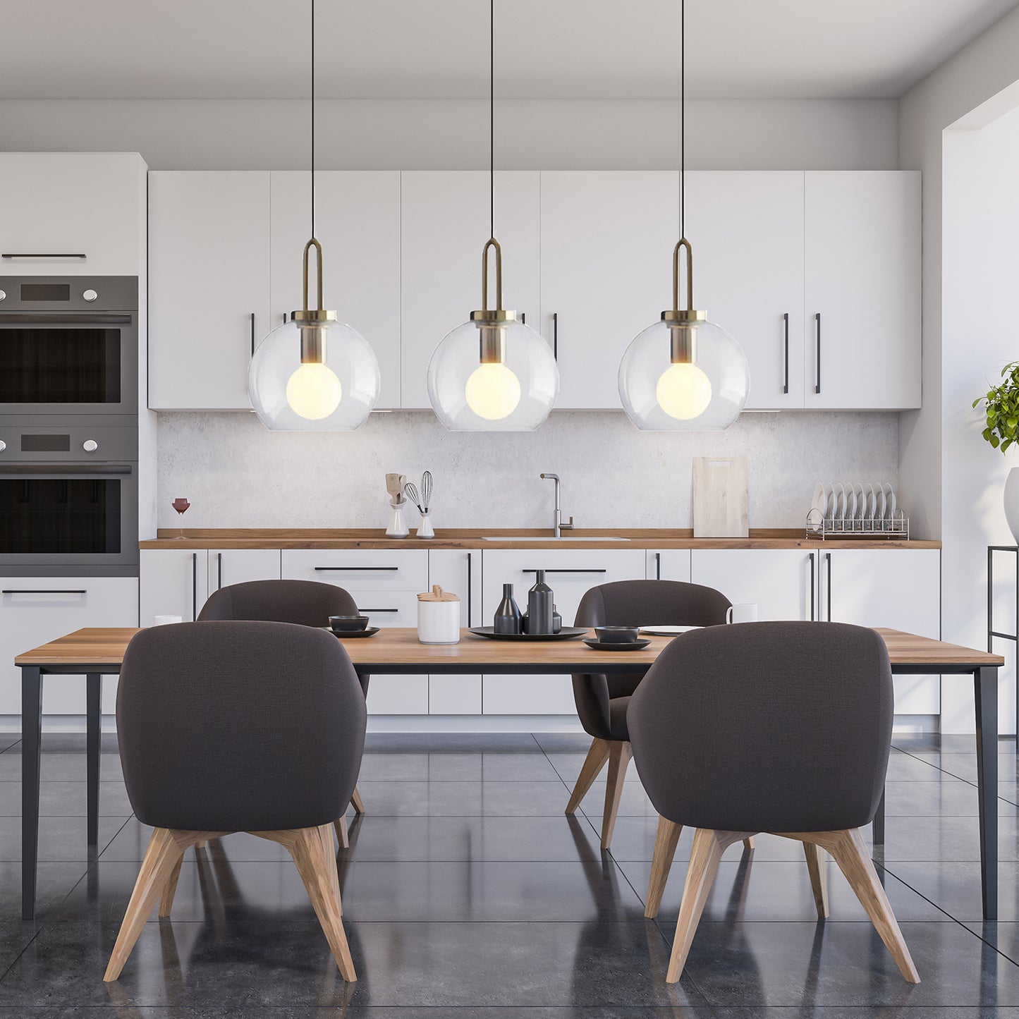 Frosted Glass Pendant Lamp